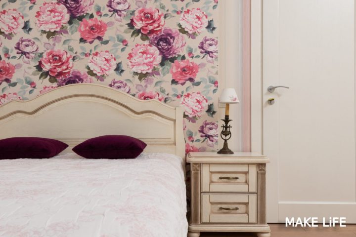 Κρεβατοκάμαρα: Διακοσμητικές ιδέες για τον τοίχο πίσω από το κρεβάτι